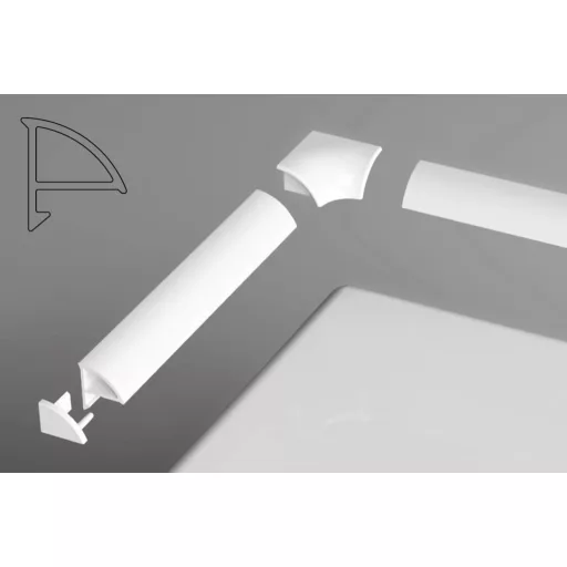 Vízvető léc 6 / 1100 (fehér)