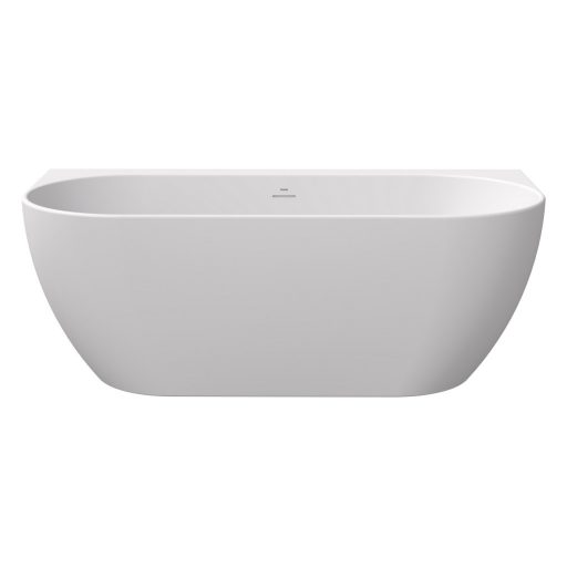 Freedom Wall 166x80 akrilkád, fehér, fehér/fekete/króm lefolyó