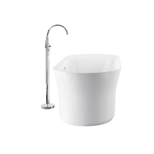 Ravak Akrilkád YPSILON 1800x800 fehér/FEKETE szabadonálló,fekete lefolyóval