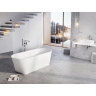   Ravak Akrilkád SOLO 1780x800 fehér/FEKETE szabadonálló, fekete lefolyóval