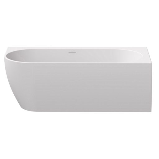 Freedom Corner 170x80 akrilkád, jobb, fehér, fehér/fekete/króm lefolyó