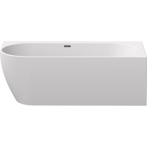 Ravak Freedom Corner 170x80 akrilkád, jobb, fehér, fekete túlfolyóval