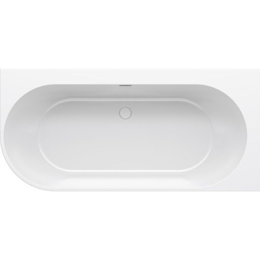 Ravak Freedom Corner 170x80 akrilkád, jobb, fehér, fehér túlfolyóval