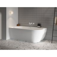   Ravak Freedom Corner 170x80 akrilkád, bal, fehér, fehér túlfolyóval