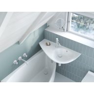 Avocado mosdó bal fehér, furattal