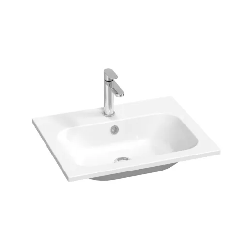 Chrome Slim 60 mosdó fehér, furattal