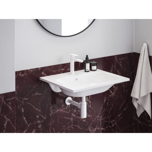 Chrome Slim 60 mosdó fehér, furattal