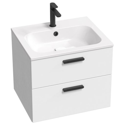 Chrome Slim 60 mosdó fehér, furattal