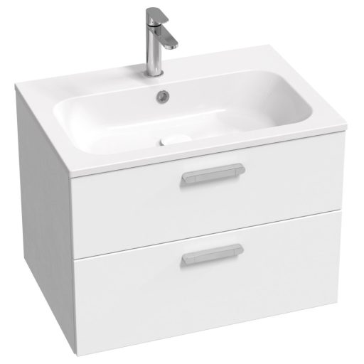 Chrome Slim 70 mosdó fehér, furattal