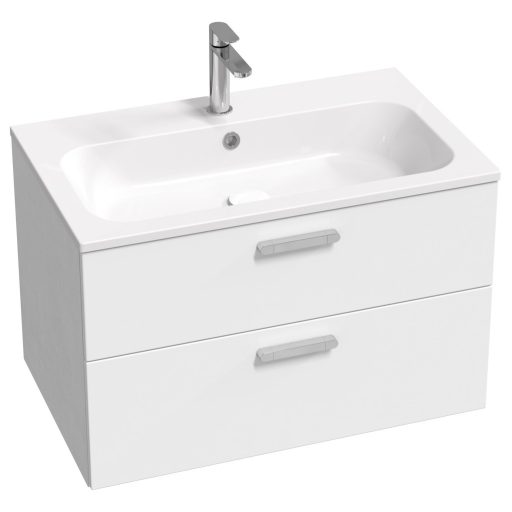 Chrome Slim 80 mosdó fehér, furattal