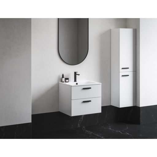 Chrome Slim 80 mosdó fehér, furattal