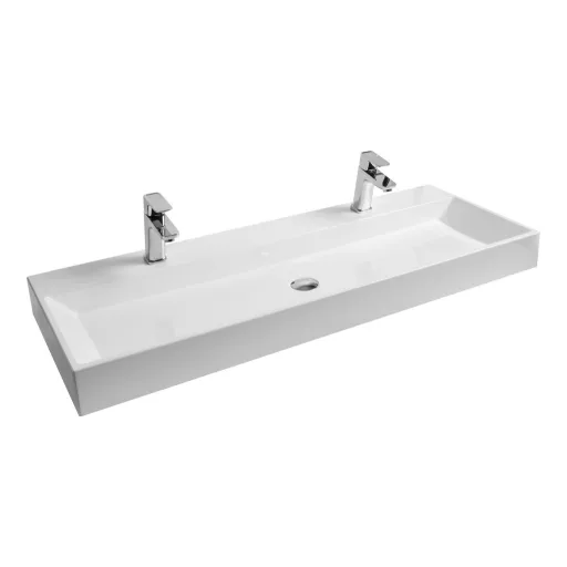 Natural Duo 120 duplamosdó fehér, nyílással