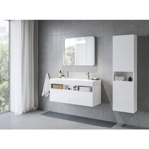 Natural Duo 120 duplamosdó fehér, nyílással