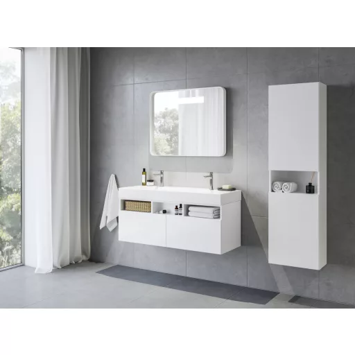 Natural Duo 120 duplamosdó fehér, nyílással
