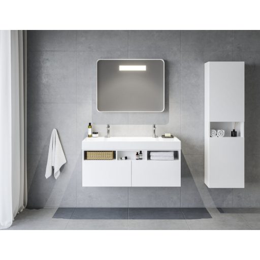 Natural Duo 120 duplamosdó fehér, nyílással