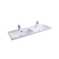 Flat Duo 120 duplamosdó fehér, nyílással