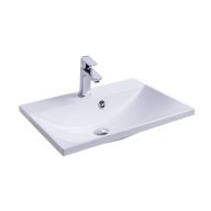 Flat 60 mosdó fehér, nyílással