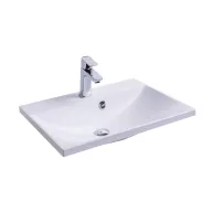 Flat 60 mosdó fehér, nyílással