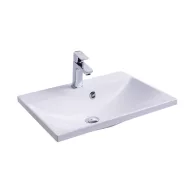 Flat 60 mosdó fehér, nyílással