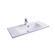 Flat 90 mosdó fehér, nyílással