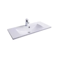 Flat 90 mosdó fehér, nyílással