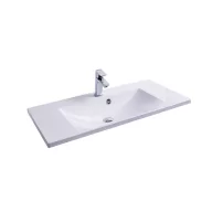 Flat 90 mosdó fehér, nyílással