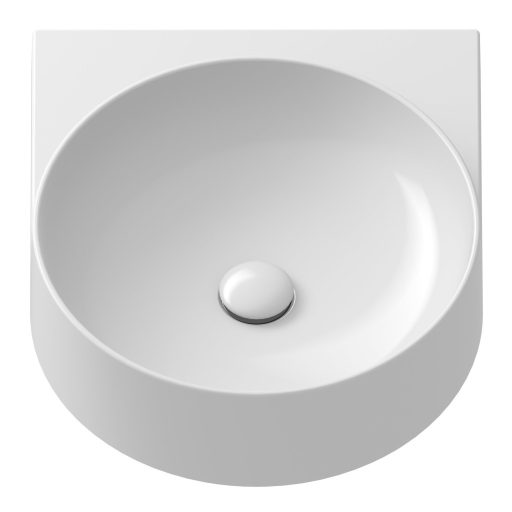 Yard 40 kerámiamosdó, fehér, túlfolyó furat nélkül