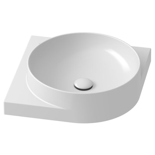 Yard 45 C kerámiamosdó, fehér, túlfolyó furat nélkül
