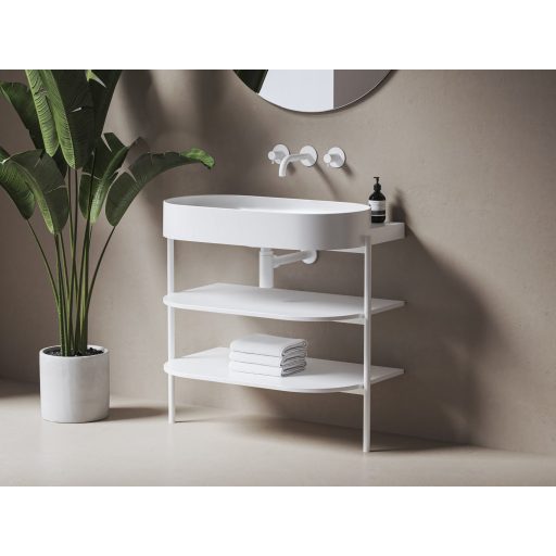 Yard 80 kerámiamosdó, fehér, túlfolyó furat nélkül