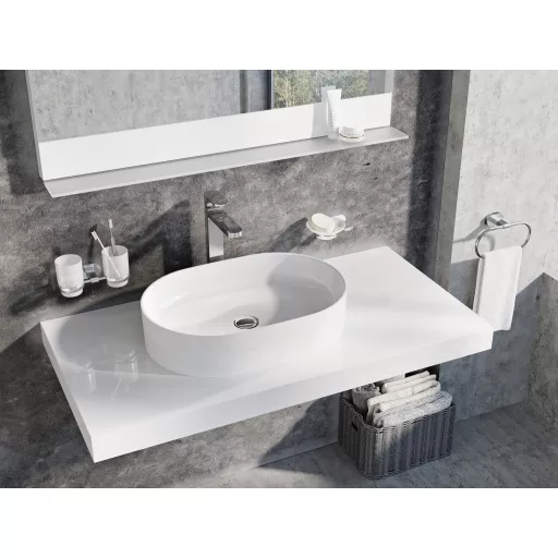 Ceramic Slim O 55 kerámiamosdó fehér