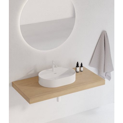 Ceramic Slim Shelf O 55 kerámiamosdó fehér