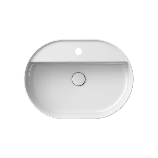 Ceramic Slim Shelf O 55 kerámiamosdó fehér