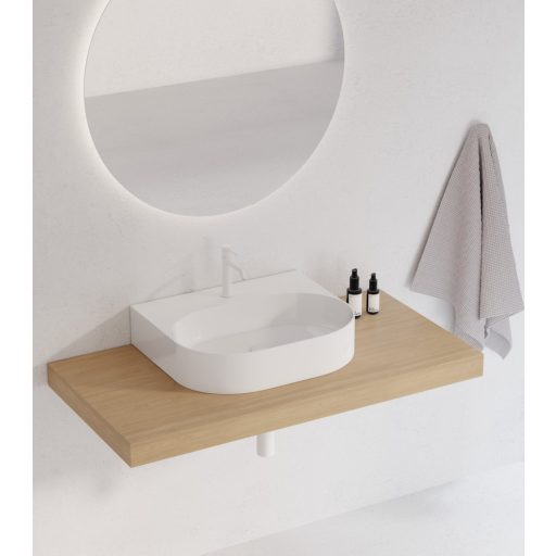 Ceramic Slim Wall O 55 kerámiamosdó fehér