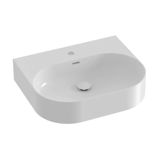 Ceramic Slim Wall O 55 N kerámiamosdó fehér