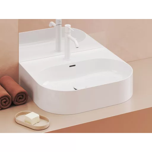 Ceramic Slim Wall O 55 N kerámiamosdó fehér