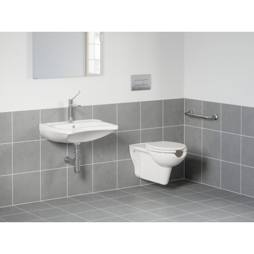 Safe 60 mosdó, csaptelep furattal és túlfolyóval