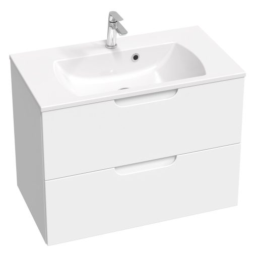 Classic Slim 80 mosdó fehér, furattal