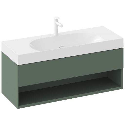 Lite 120/80 S mosdó fehér, túlfolyó nélkül, csaptelep furattal