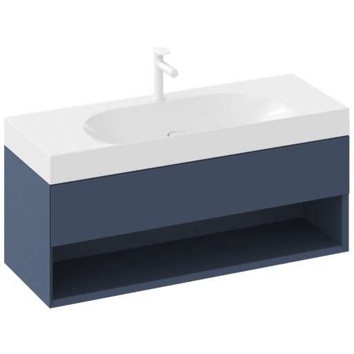 Lite 120/80 S mosdó fehér, túlfolyó nélkül, csaptelep furattal