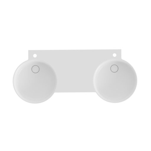 ARC 120 duplamosdó fehér, túlfolyó nélkül, csaptelep furattal