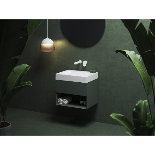 Lite 60 mosdó fehér, túlfolyó és csaptelep furat nélkül