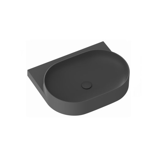 Yard 60 kerámiamosdó antracit, túlfolyó furat nélkül