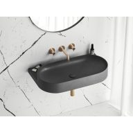 Yard 80 kerámiamosdó antracit, túlfolyó furat nélkül