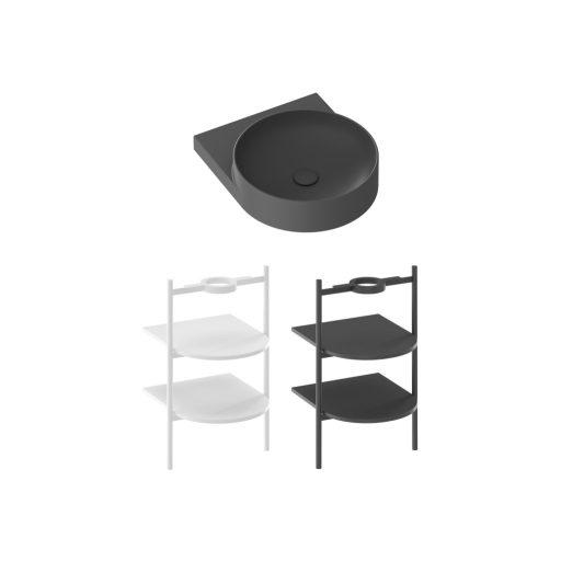 Yard 40 kerámiamosdó antracit