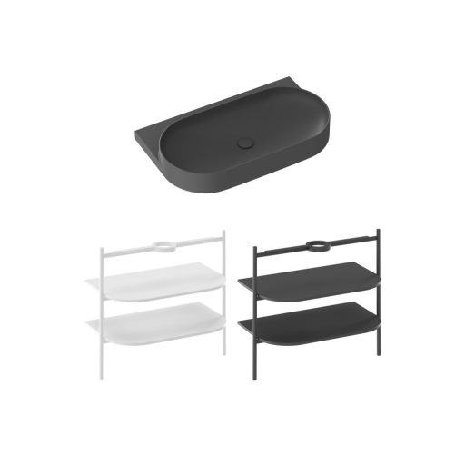 Yard 80 kerámiamosdó antracit