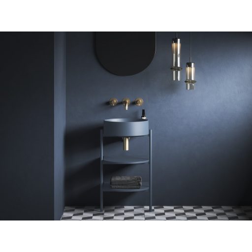 Yard 40 kerámiamosdó Deepsea Blue, túlfolyó furat nélkül