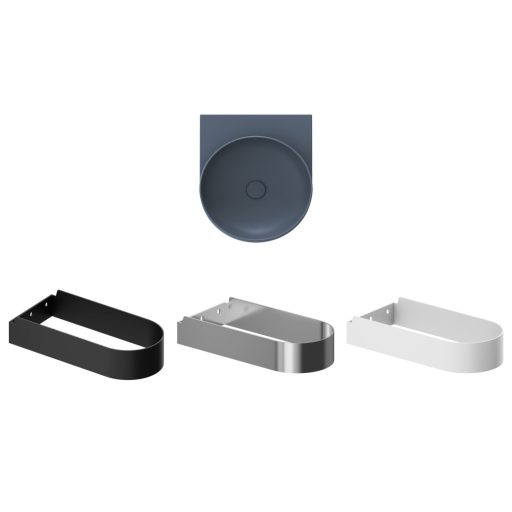 Yard 40 kerámiamosdó Deepsea Blue, túlfolyó furat nélkül