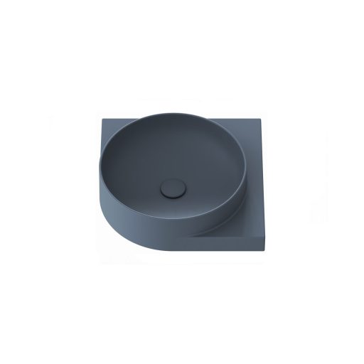 Yard 45 C kerámiamosdó Deepsea Blue, túlfolyó furat nélkül