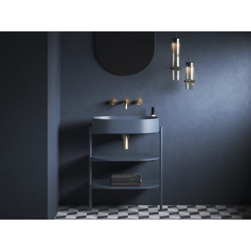 Yard 60 kerámiamosdó Deepsea Blue, túlfolyó furat nélkül