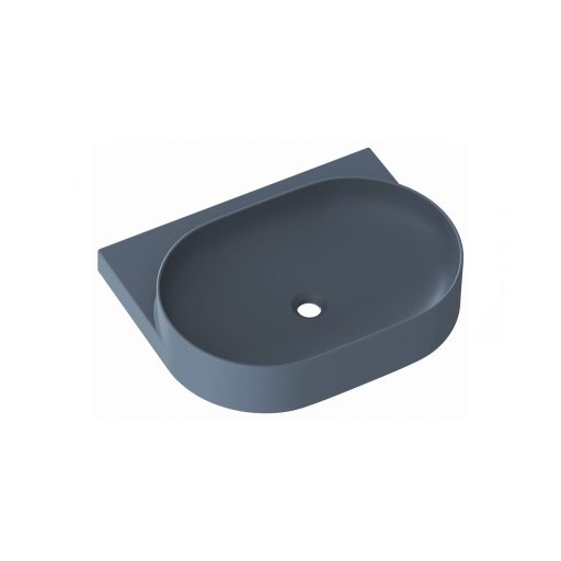 Yard 60 kerámiamosdó Deepsea Blue, túlfolyó furat nélkül